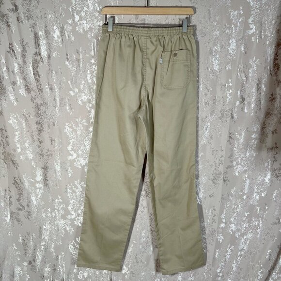 Vintage Levi's Men's Khaki Drawstring Straight Leg Pants Size M - Picture 3 of 7